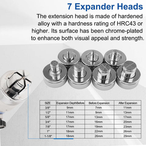 YINGKESI hydraulic expander in use for copper and aluminum pipes.