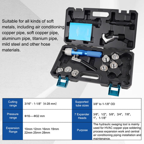 YINGKESI kit packaging shows seven heads and accessories for quick setup.