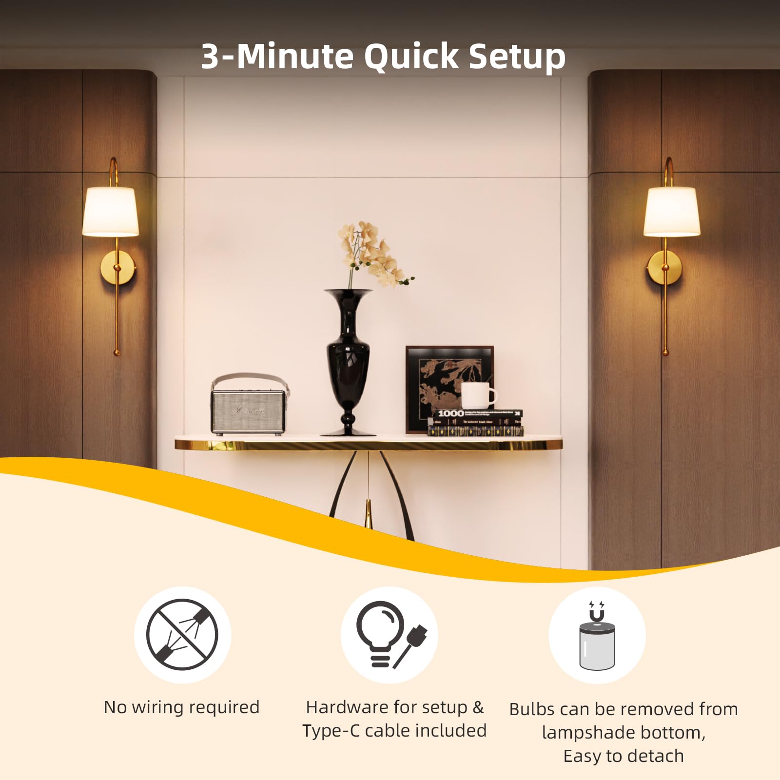 Yinglap dimmable LEDs offer customizable brightness for movies, reading, or ambiance.