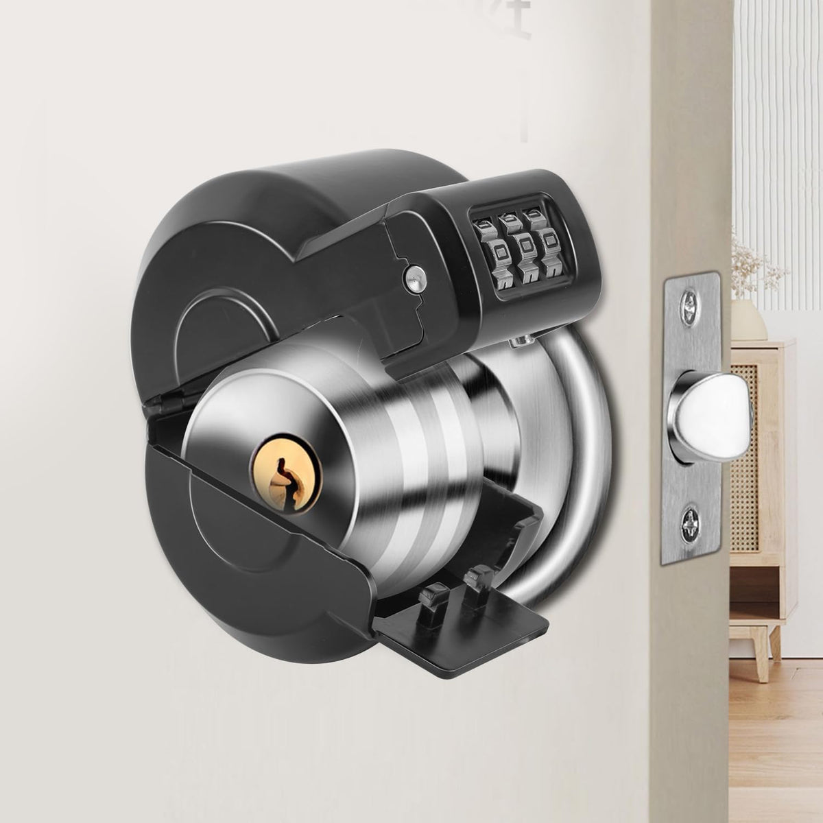 yingranlock door-knob lockout on knob for simple access control and child-proofing