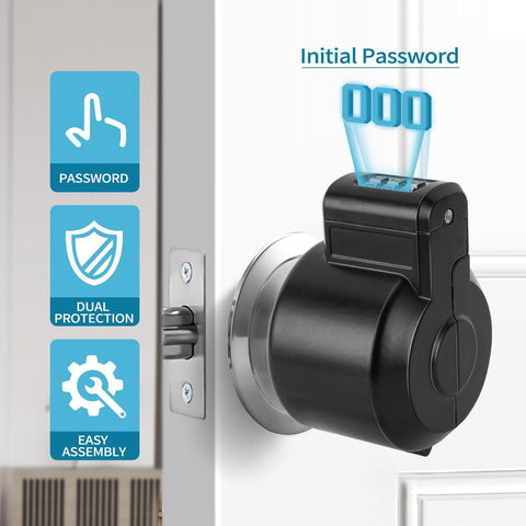 yingranlock keypad-protected door knob showing coded access saves time