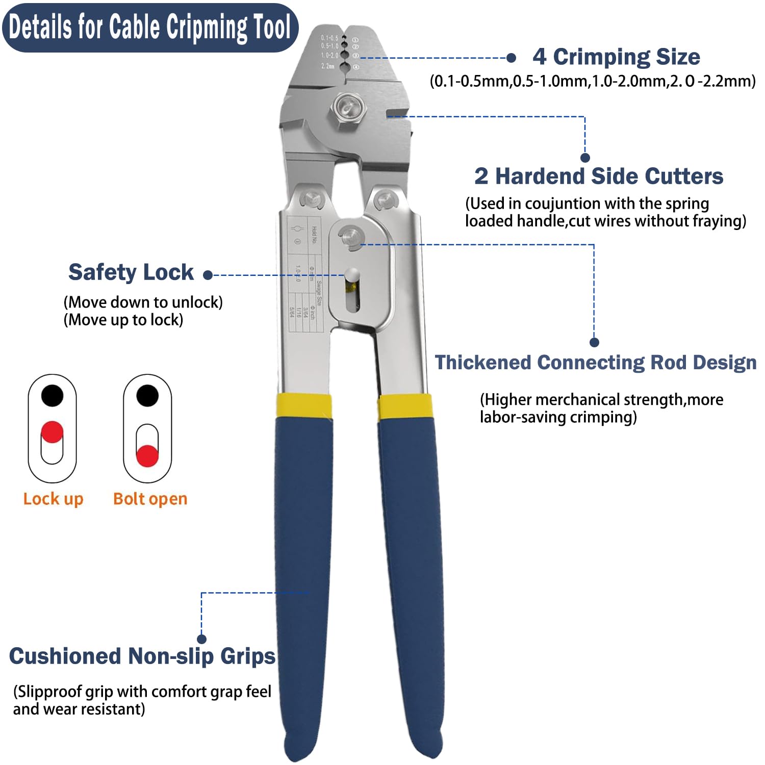 YingYa BIS aluminum crimping sleeves provide secure, lightweight cable terminations.