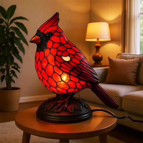 Yinhamnl Night light featuring cardinal birds providing soft desk glow.