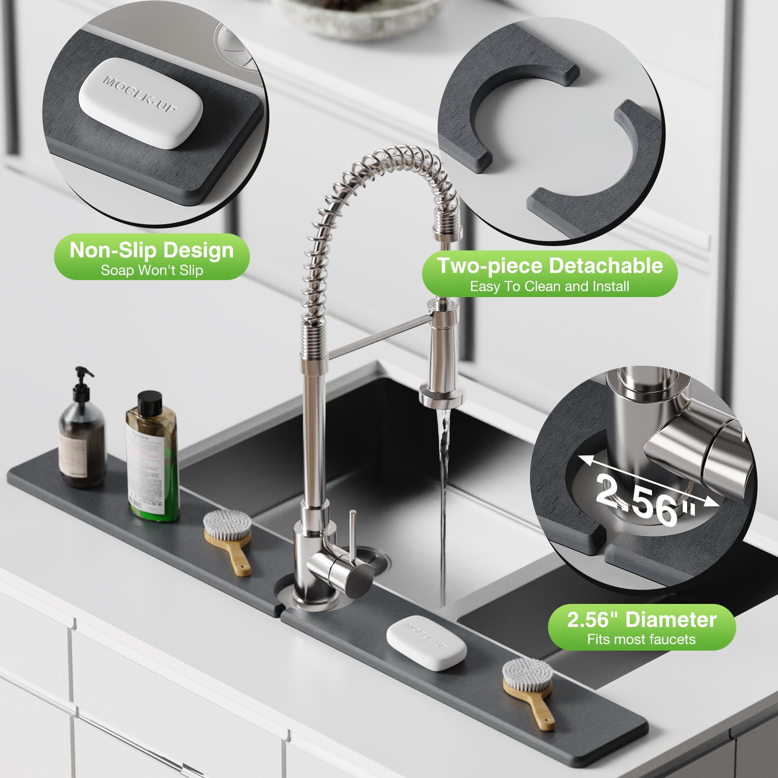 Yinoos 0.35 inch thickness balances durability and flexibility.
