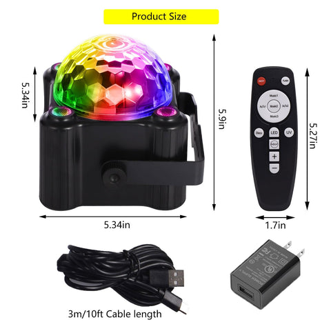 YINPKTEO party lights for home karaoke and celebrations.