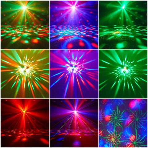 YINPKTEO red and green laser pattern lamp adds club-style visuals