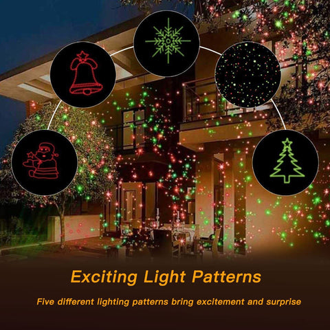 YINUO LIGHT Christmas tree pattern brightens outdoor decor