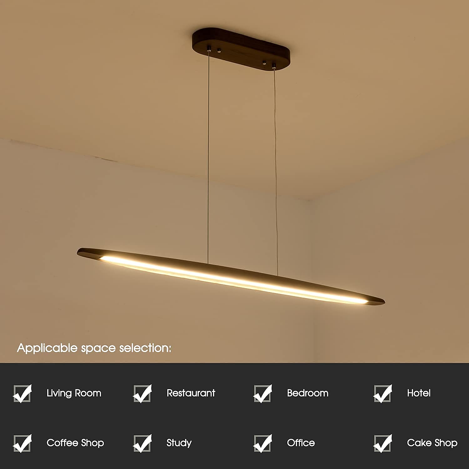 YISDESIGN dining room lighting creates a modern centerpiece