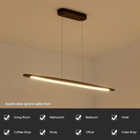 YISDESIGN dining room lighting creates a modern centerpiece