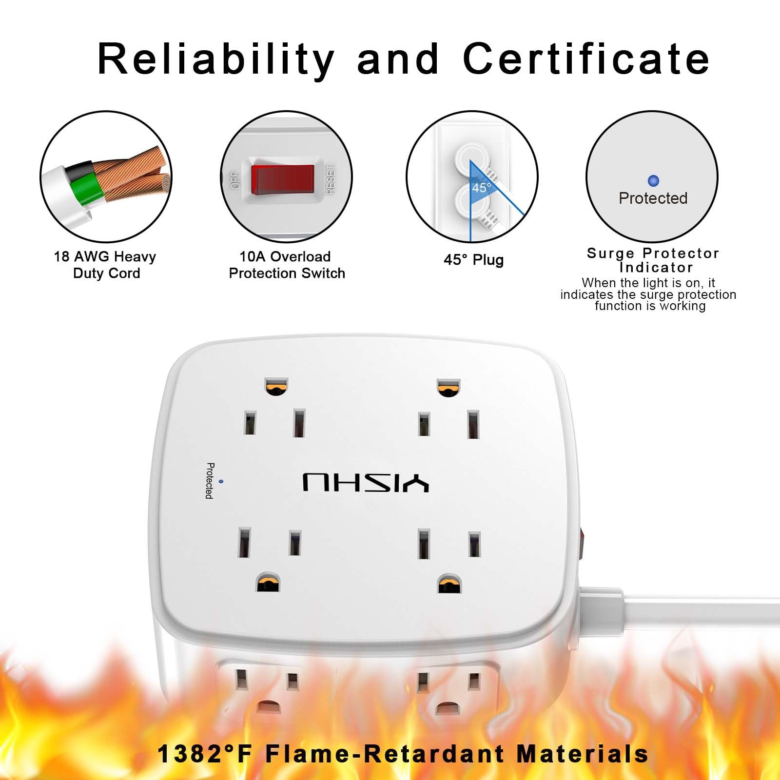 YISHU ideal for dorms, home offices, and busy workstations.