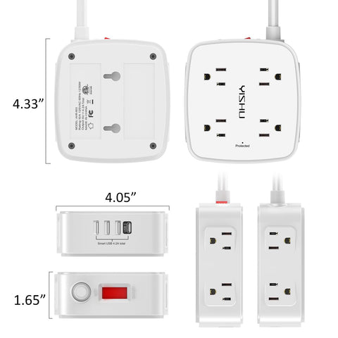 YISHU surge protector safety features ensure reliable protection.