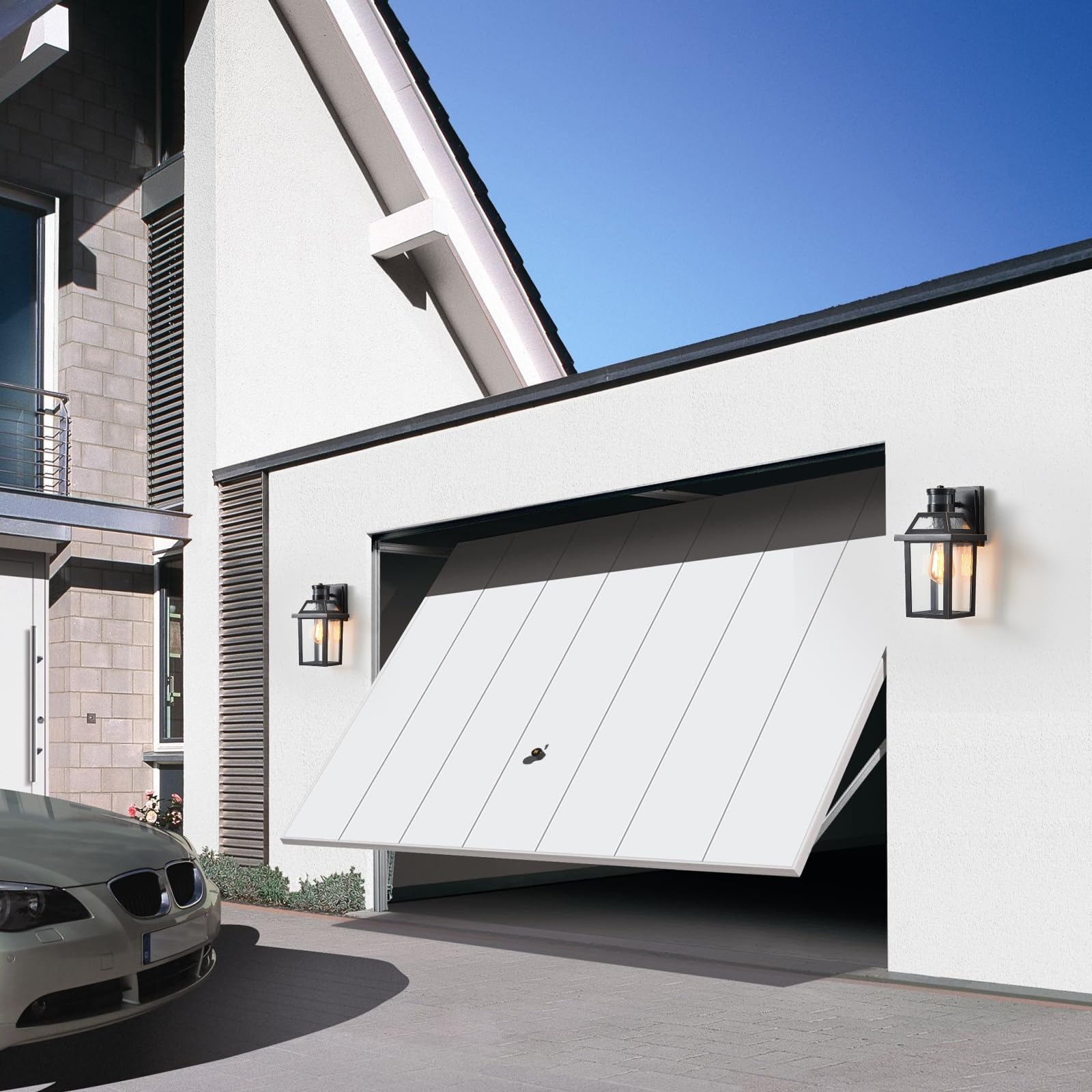 Yisuro easy-install outdoor wall light with quick mounting hardware