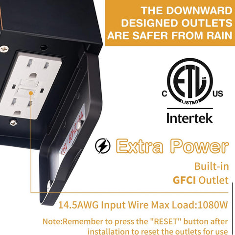 Yisuro porch light with dusk-to-dawn sensor for automatic nighttime illumination.
