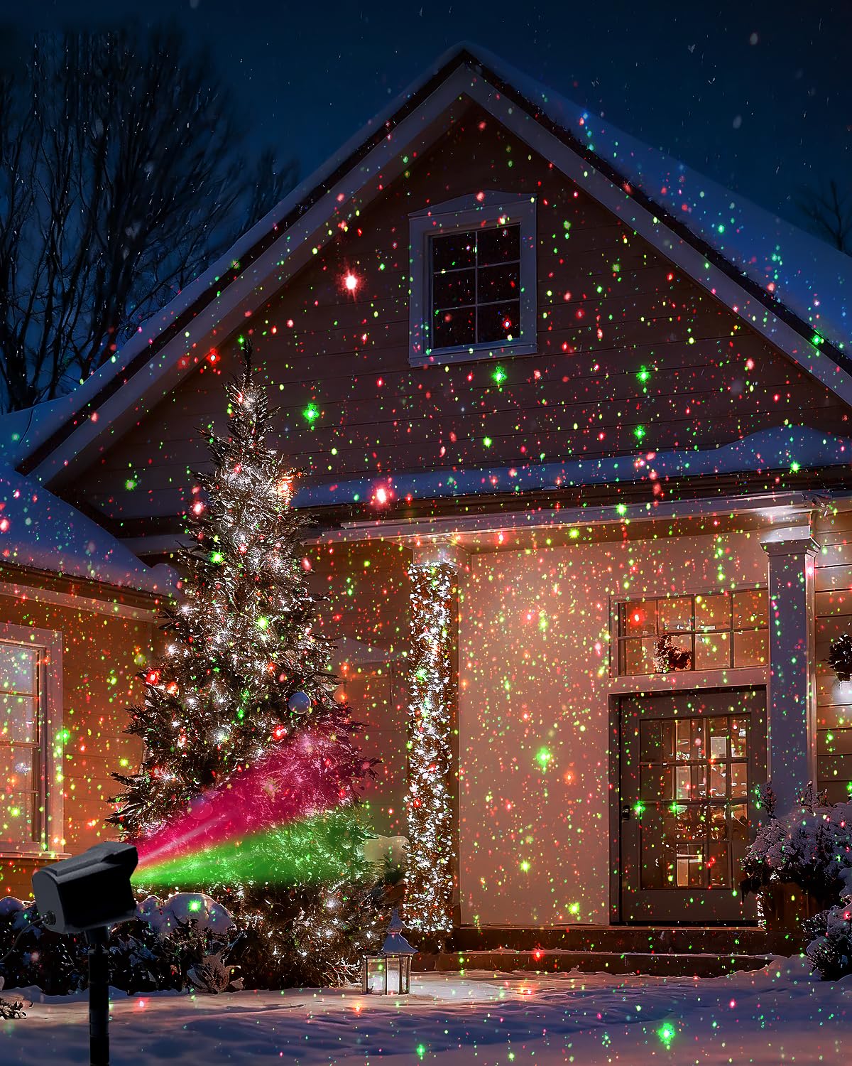 Yivsen bright red-green laser offers dynamic effects for festive celebrations.