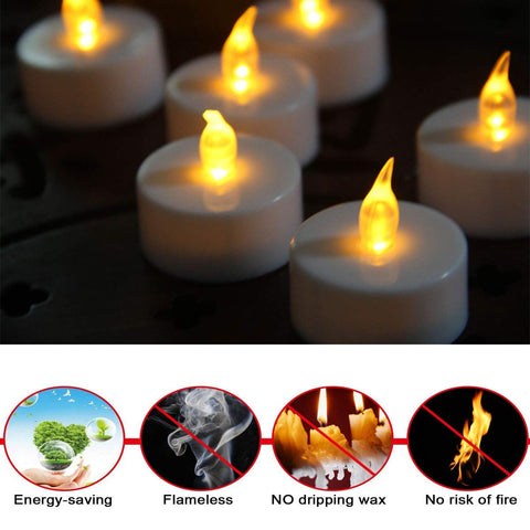 YIWER wedding decor tea lights for elegant celebrations