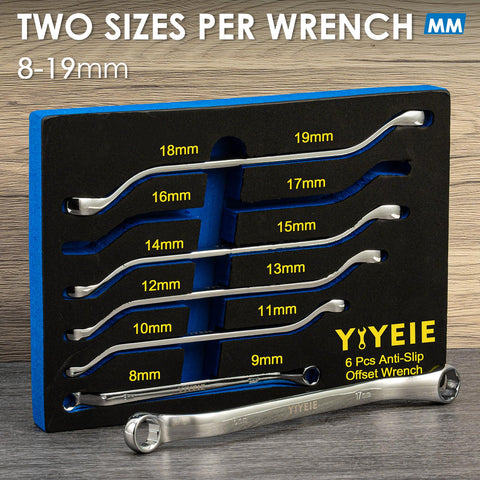45-degree offset enables access in tight spaces for precise turning.