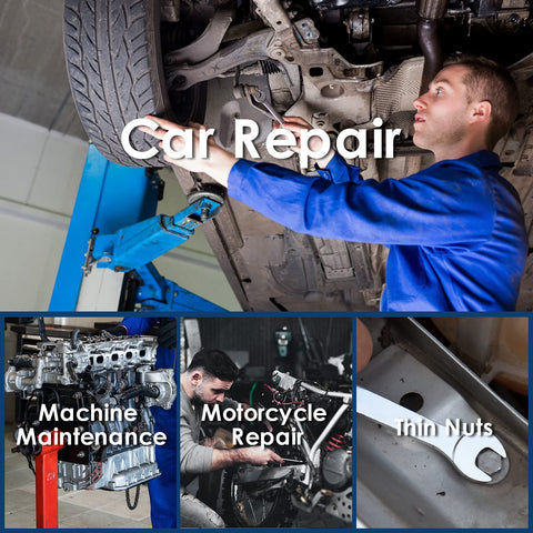 YIYEIE roll-up pouch keeps wrenches organized and portable.