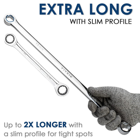 YIYEIE wrench set 16x17 with anti-slip grip improves torque