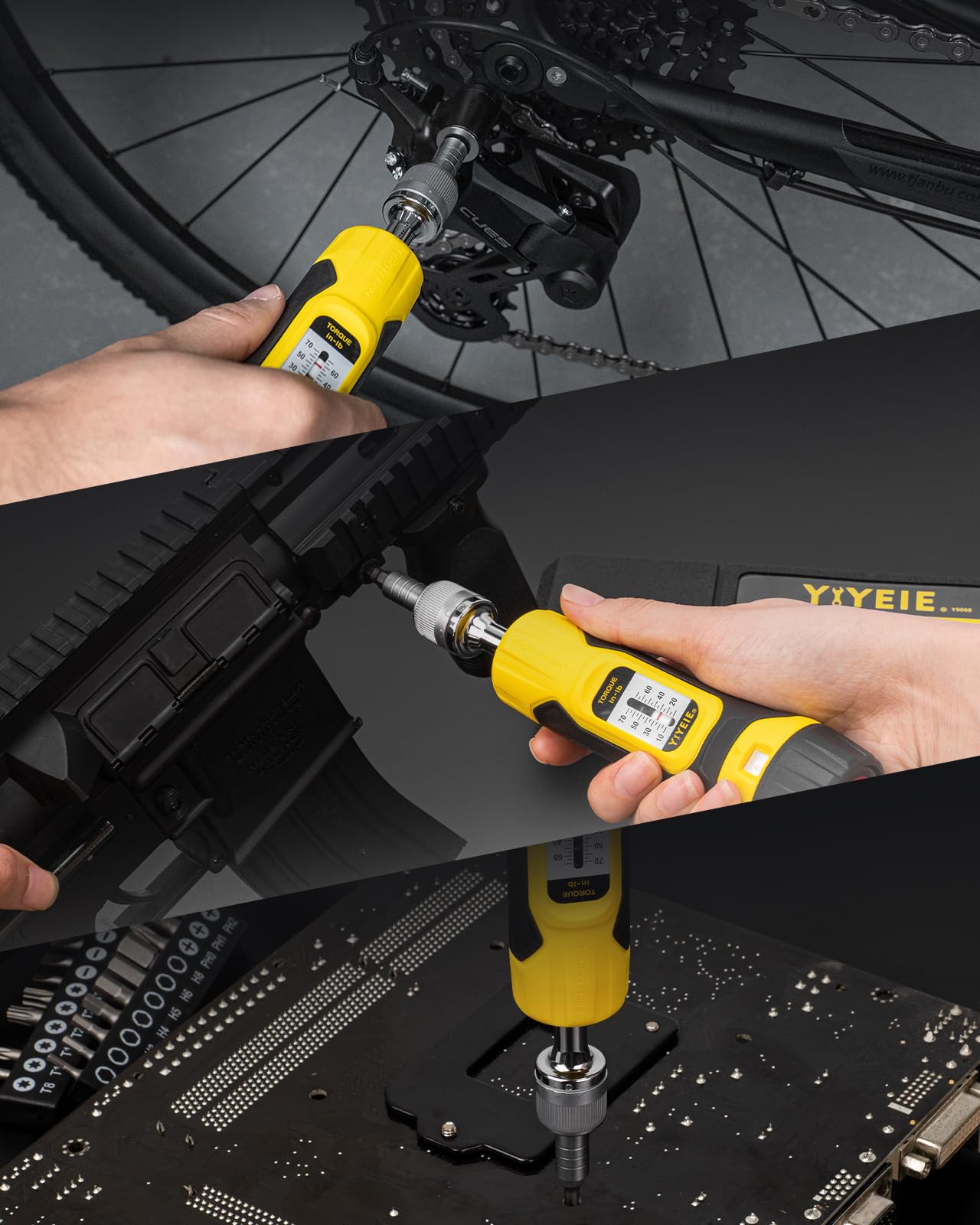 YIYEIE ideal for gunsmithing and bicycle repair enthusiasts.