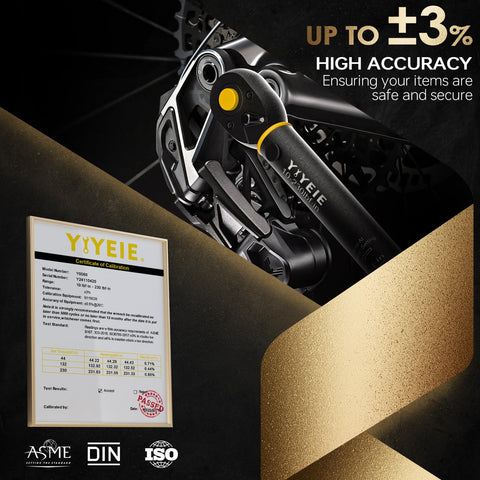 YIYEIE click-stop provides audible feedback for accurate torque settings