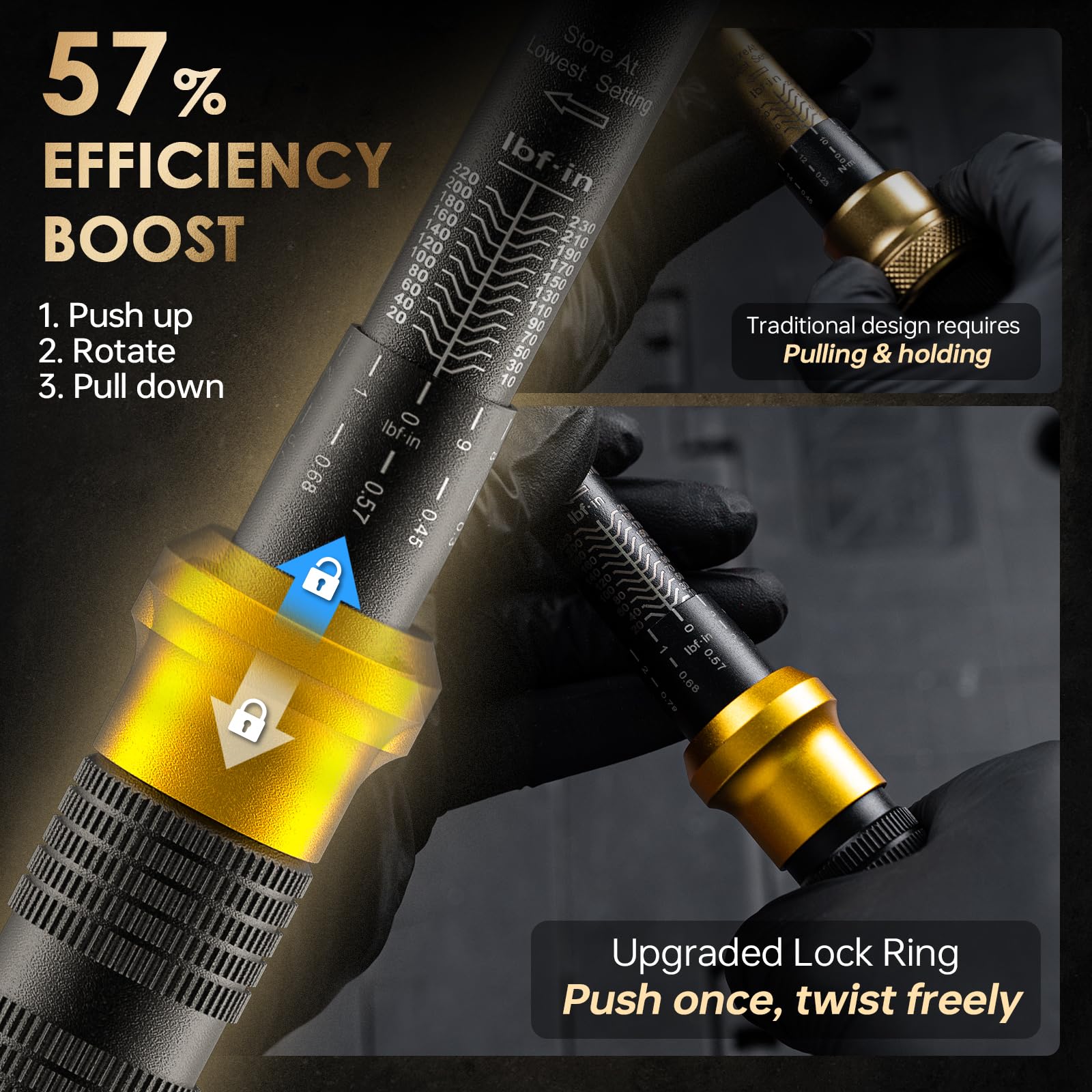 YIYEIE CR-MO alloy head and case ensure durability