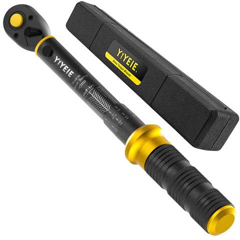 YIYEIE upgrade torque wrench with full-range display enables precise bicycle maintenance