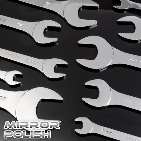 YIYEIE heavy-duty roll-up pouch keeps wrenches organized and portable.