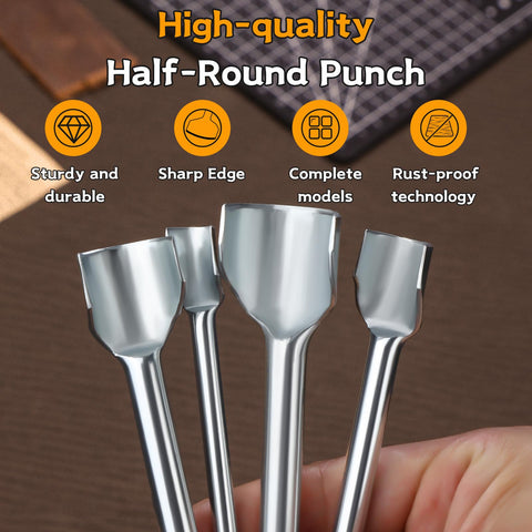 Yizzvb leather corner punch 25mm creates durable belt and case corners.