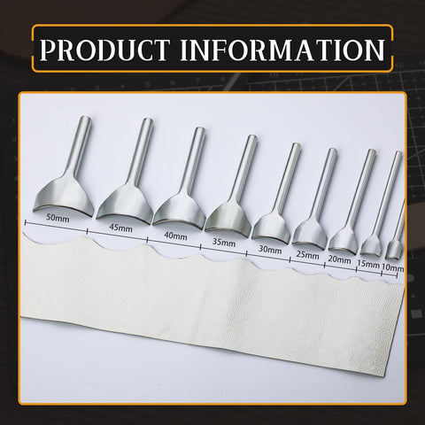 Yizzvb leather corner punch with steel construction for durability.
