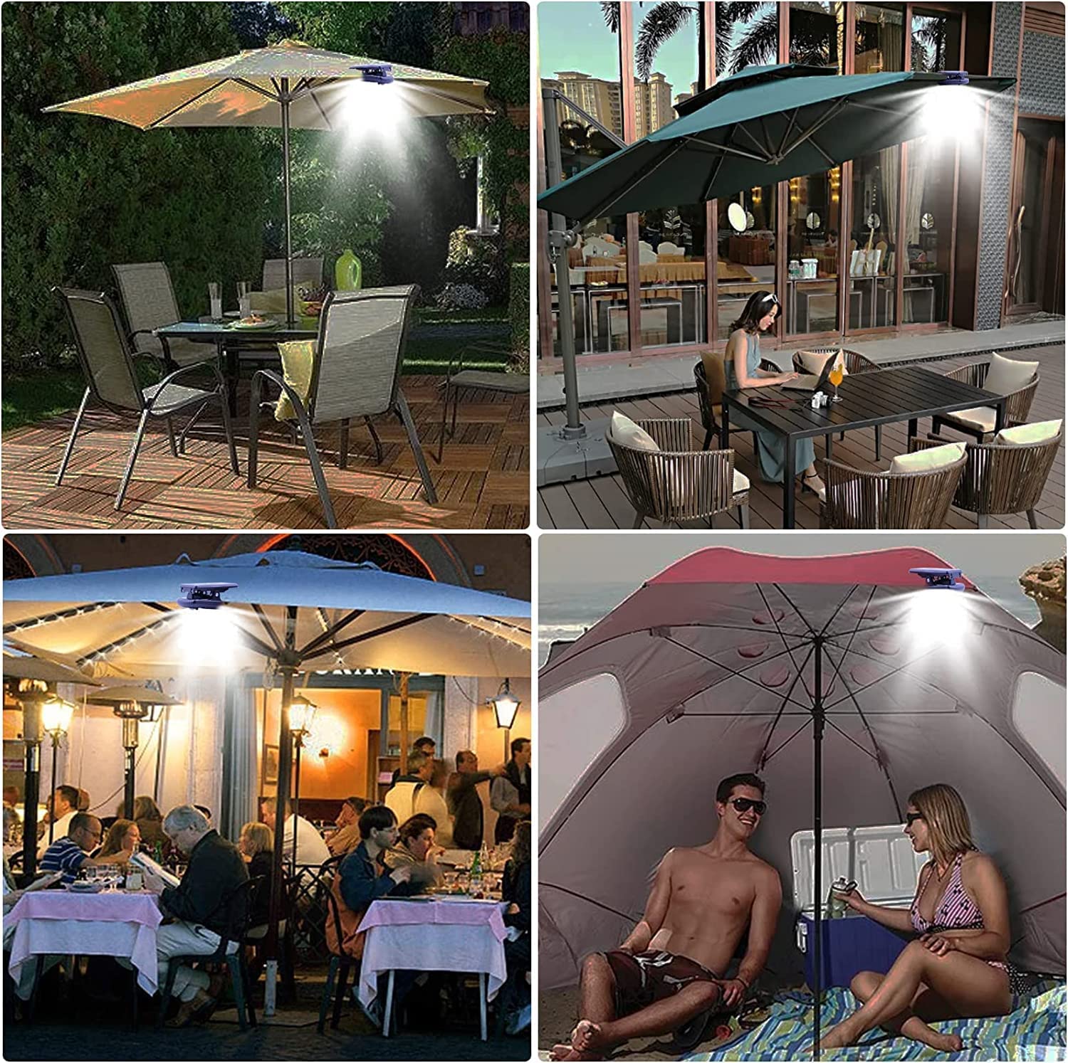 YJFWAL three-mode solar light with adjustable brightness for different spaces.