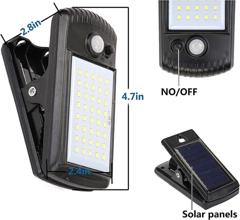 YJFWAL IP65 waterproof outdoor solar light withstands rain and sun.