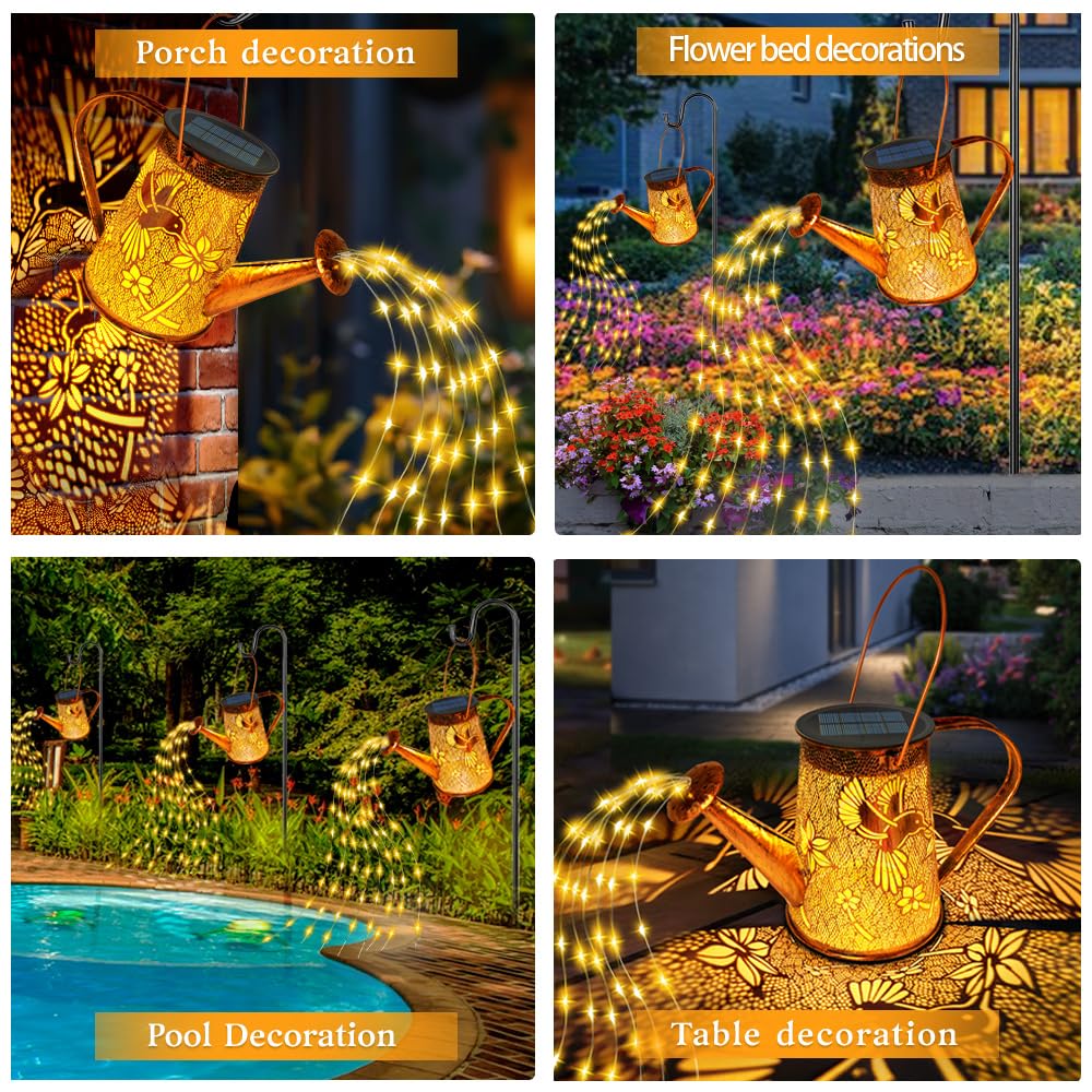 YJFWAL lights bring warm illumination to porches and window sills.