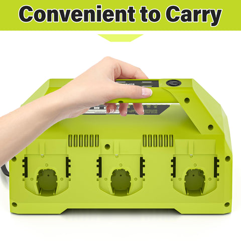 YJITO 6-port sequential charging feature highlighted in product visuals.