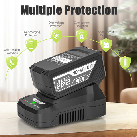 YJITO charger with built-in protection and cooling for safe charging
