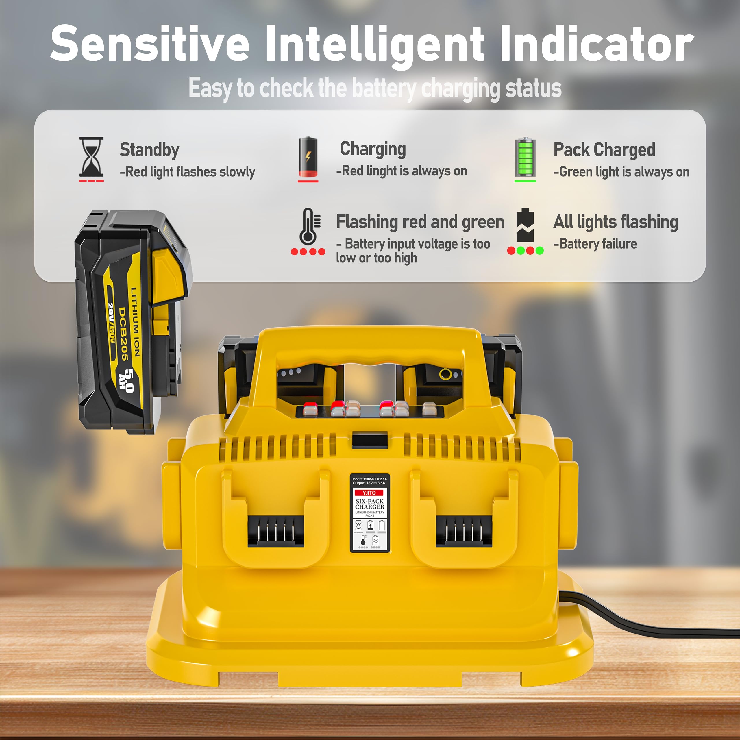 YJITO safety protections indicate overcharge and short-circuit safety features.
