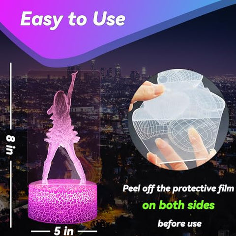 YJYKL table lamp for music party creates a cheerful ambiance in any space
