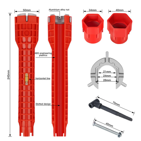 Ykwao ergonomic handle design for comfortable grip during plumb tasks