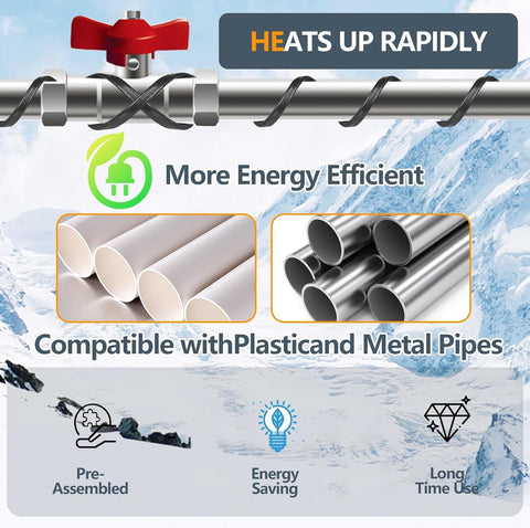YKXJM ETL-listed pipe heater for certified safety.