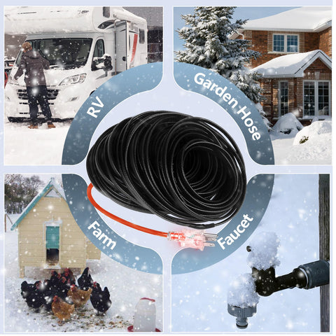 YKXJM pipe heat tape copper-core construction for efficient heat transfer.
