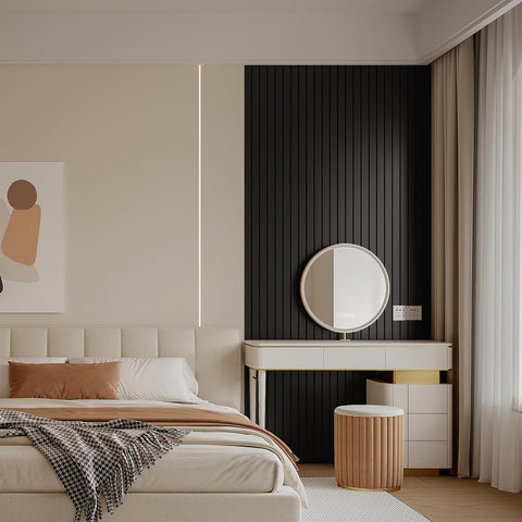YLL YLL durable wipeable PVC slat wall panel for easy maintenance