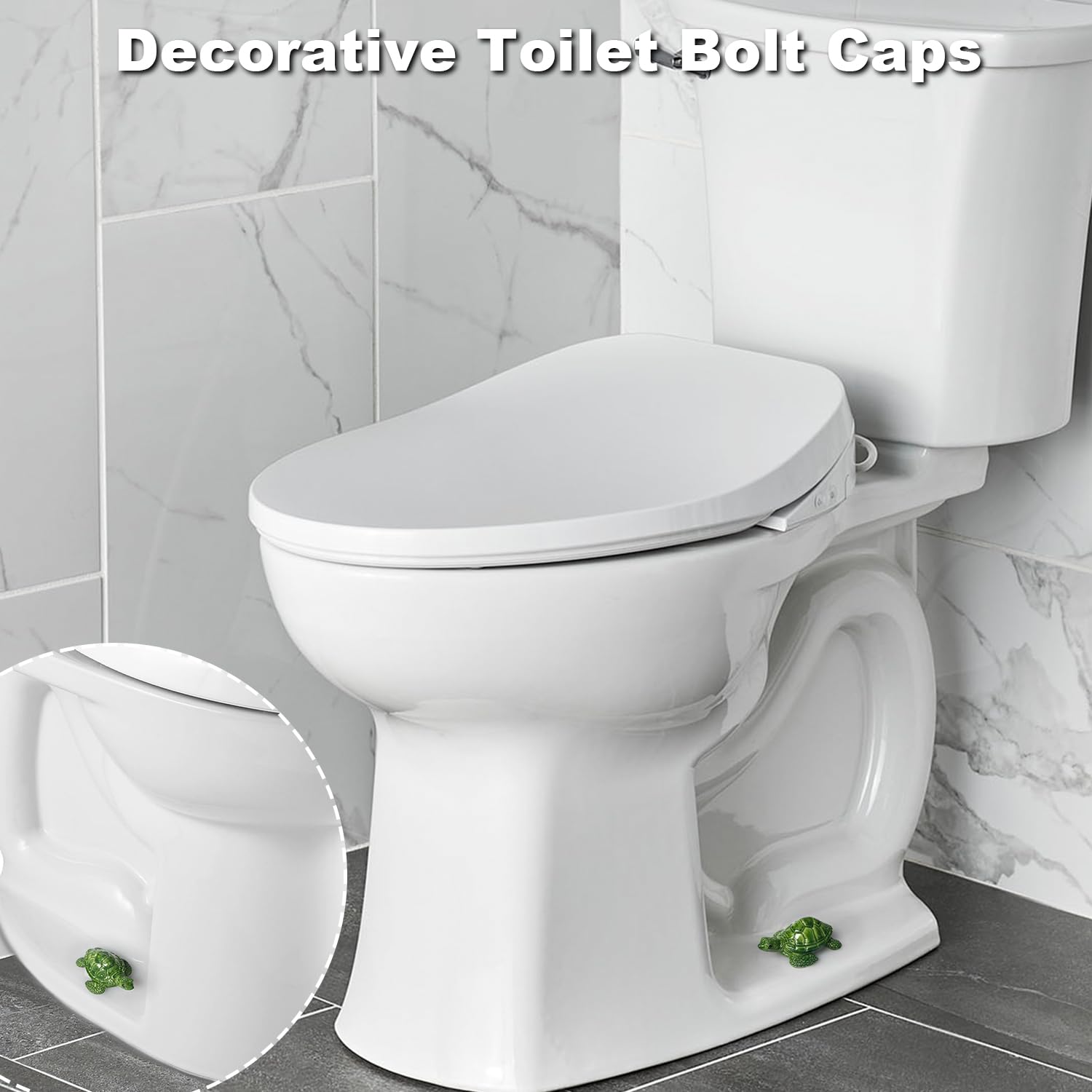 YLOVAN easy-clean turtle bolt covers resist dirt and wear.