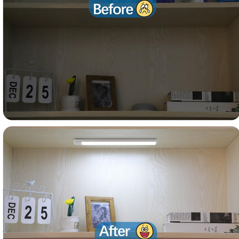 YLXS 7000K cool white LED for clear visibility in cabinets and stairs