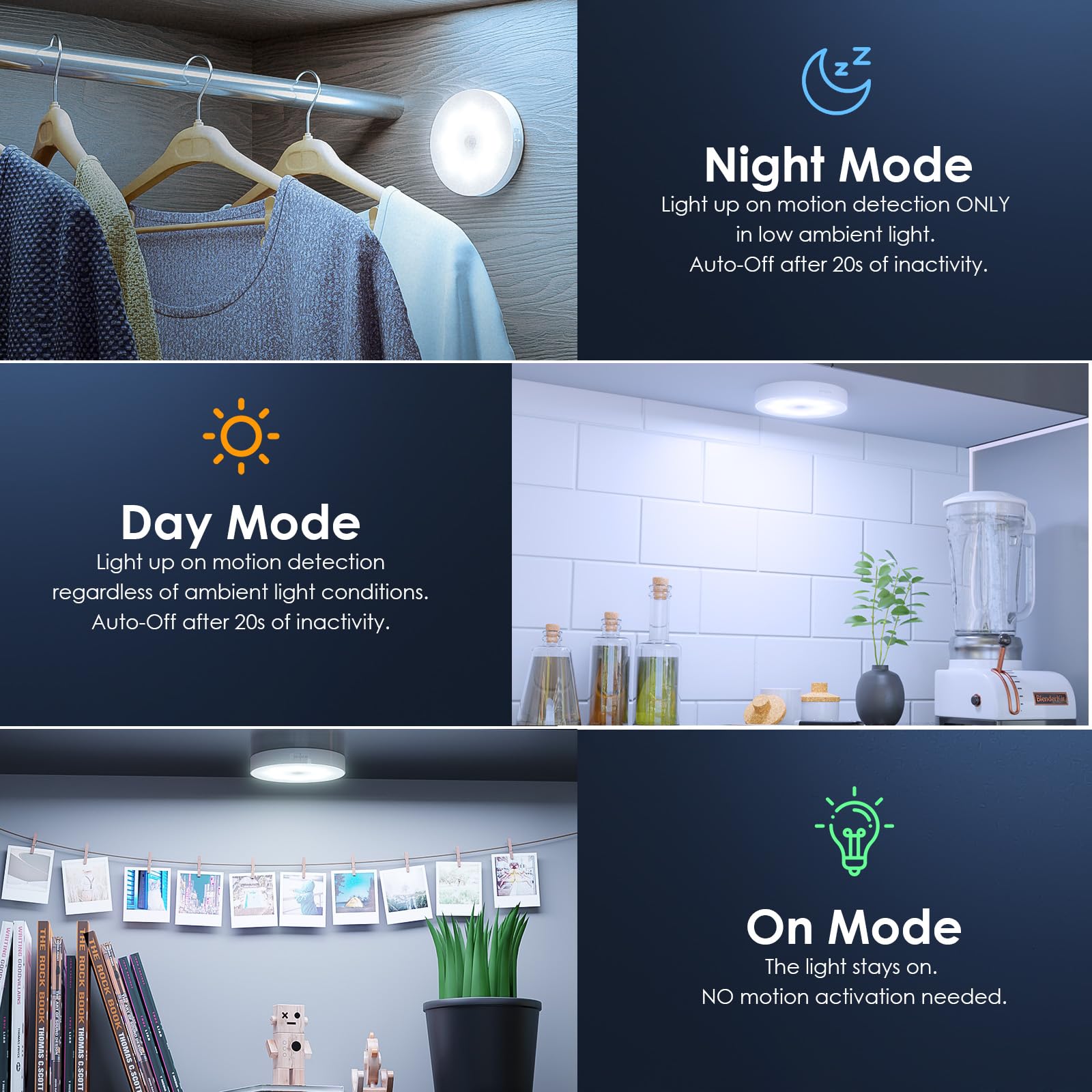 YLXS timer-enabled closet light auto-off for energy efficiency