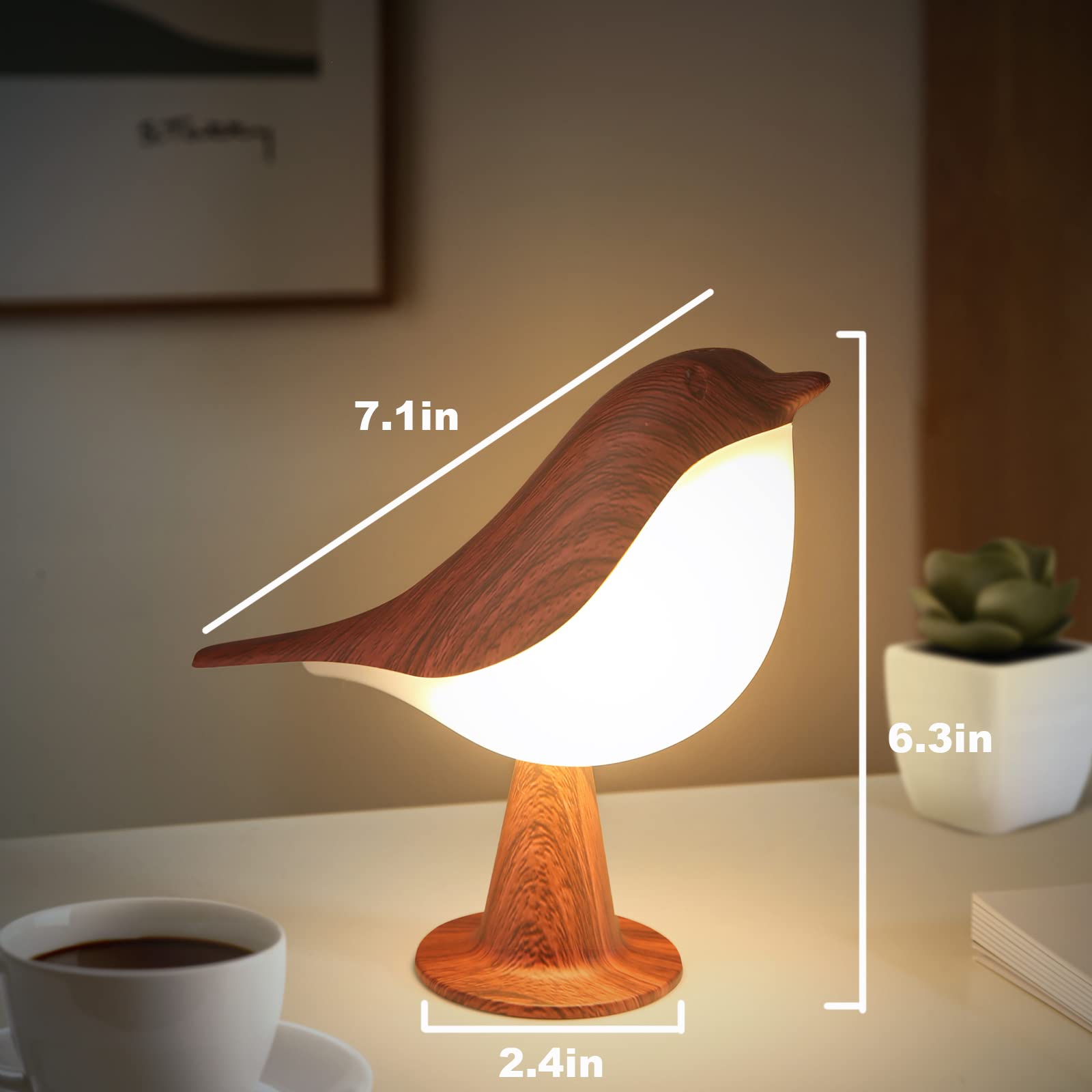 YM Dragon battery-operated lamp with three color temperatures for personalized lighting