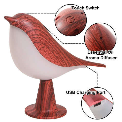 YM Dragon cordless bedside lamp with touch control for easy dimming