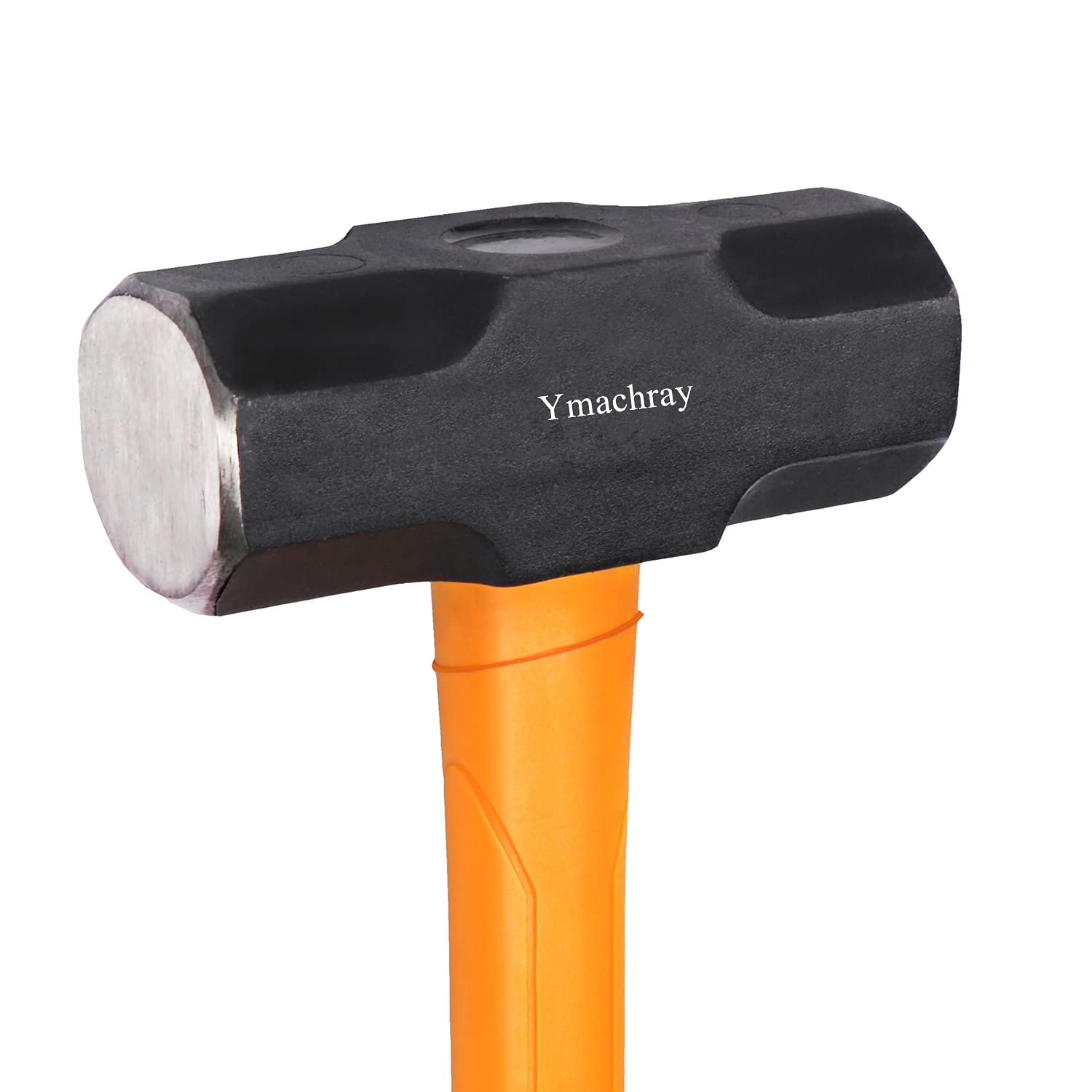 Ymachray 10lb sledge hammer with 35-inch fiberglass handle for extended reach