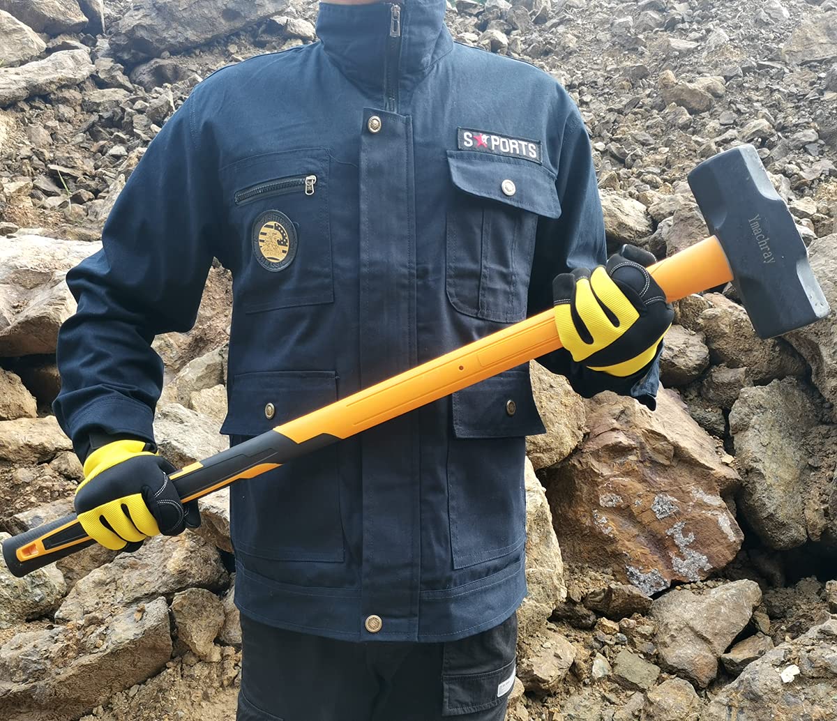 Ymachray hammer with shatterproof fiberglass handle for lasting durability
