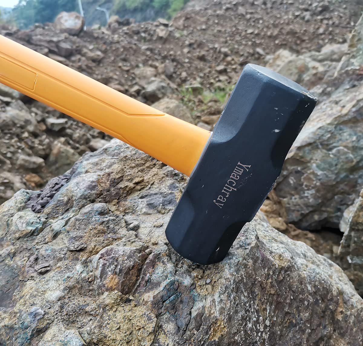 Ymachray 10lb hammer features textured grip for secure comfort