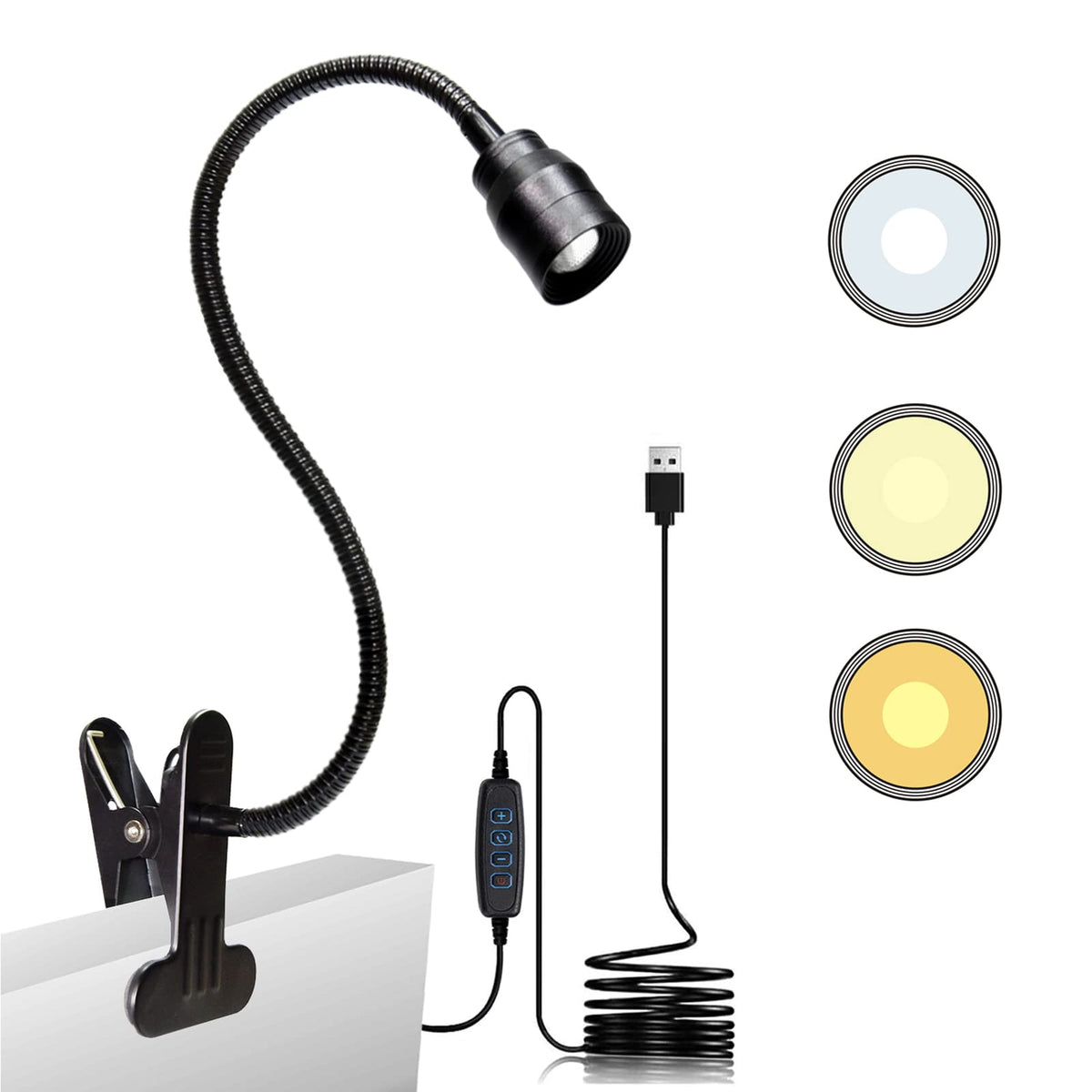 YMCRLUX zoomable reading light head for precise task lighting