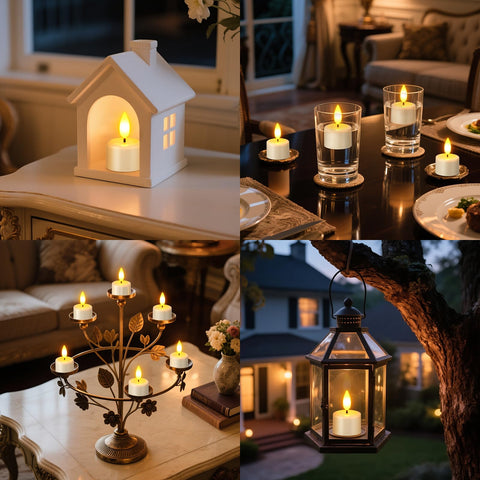 Yme eco-friendly rechargeable tea lights reduce battery waste